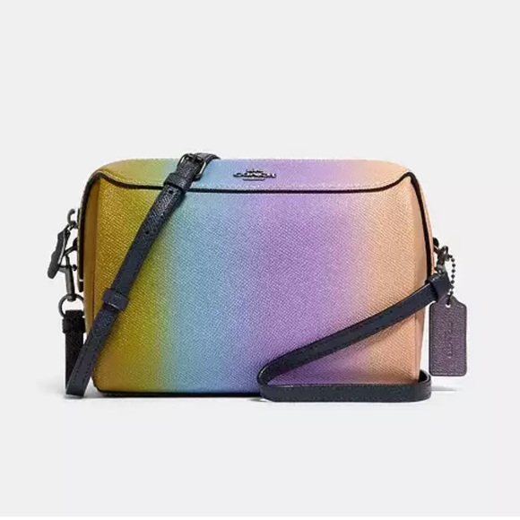 Coach NWT RARE rainbow ombré Bennett Crossbody bag purse 91456 - Picture 3 of 17